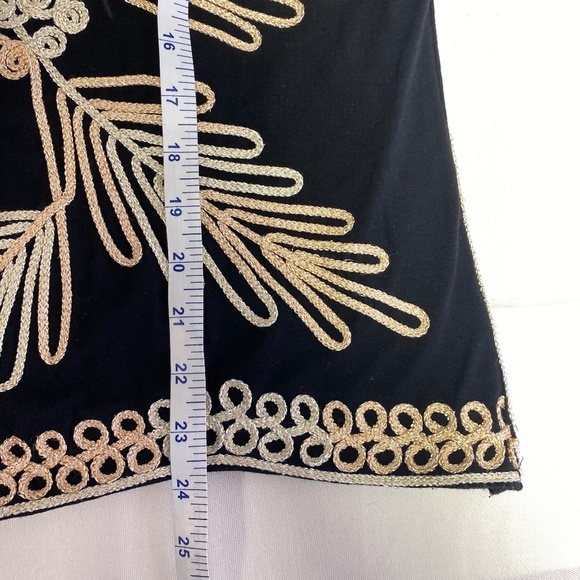 Vintage Embroidered Flowy Tank Top Blouse - Picture 9 of 9